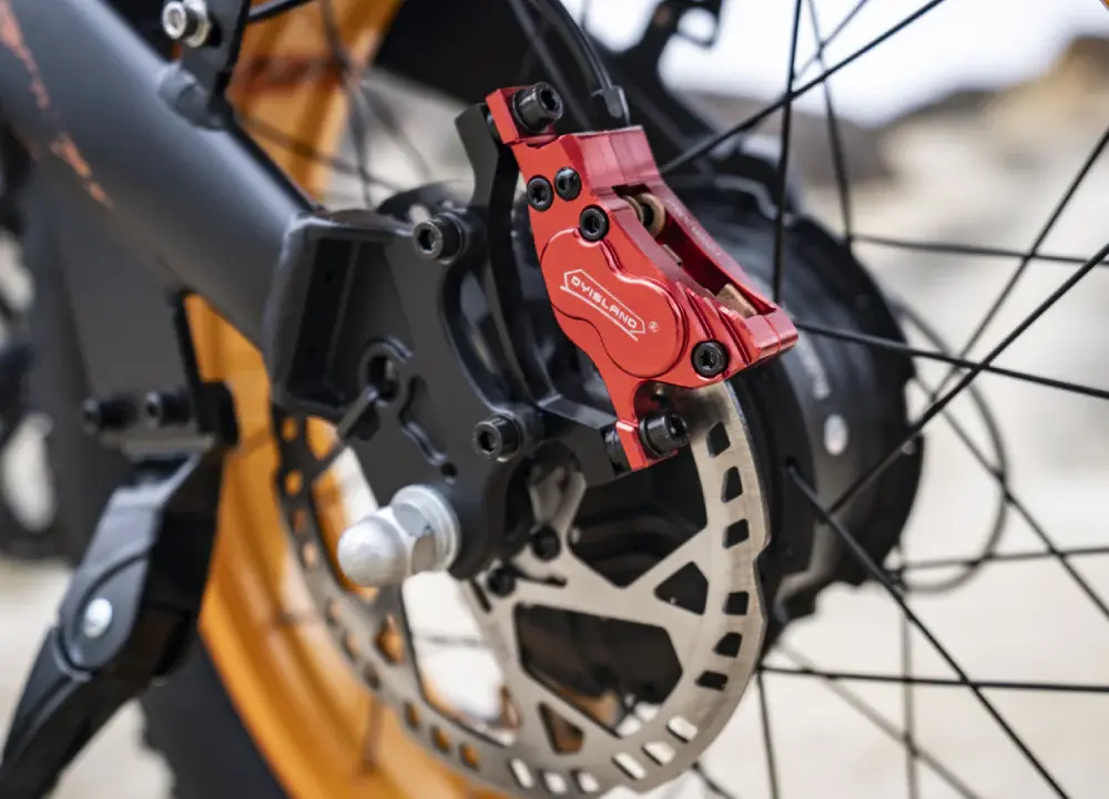 brake Bicicleta electrica de doble motor LANKELEISI X2000 MAX 2000W