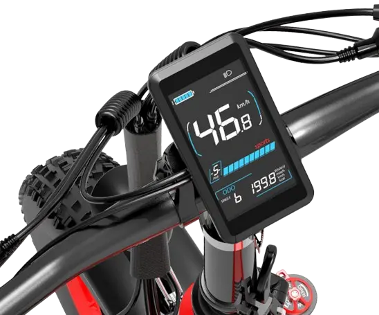 lcd Bicicleta electrica de doble motor LANKELEISI X2000 MAX 2000W