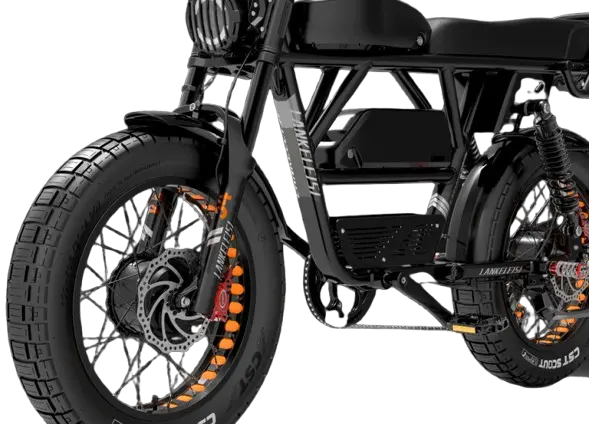 motor LANKELEISI X-Black Knight 2000W Motor dual Alcance máximo 280KM